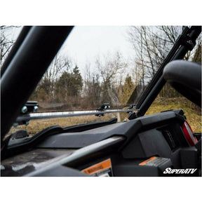 Polaris RZR XP Turbo Scratch Resistant Flip Down Windshield | SuperATV