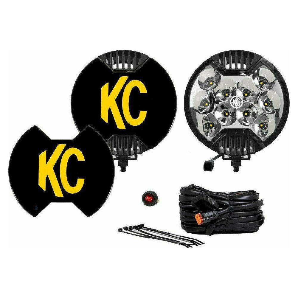 6" Slimlite LED Spot Beam (Pair) | KC HiLites