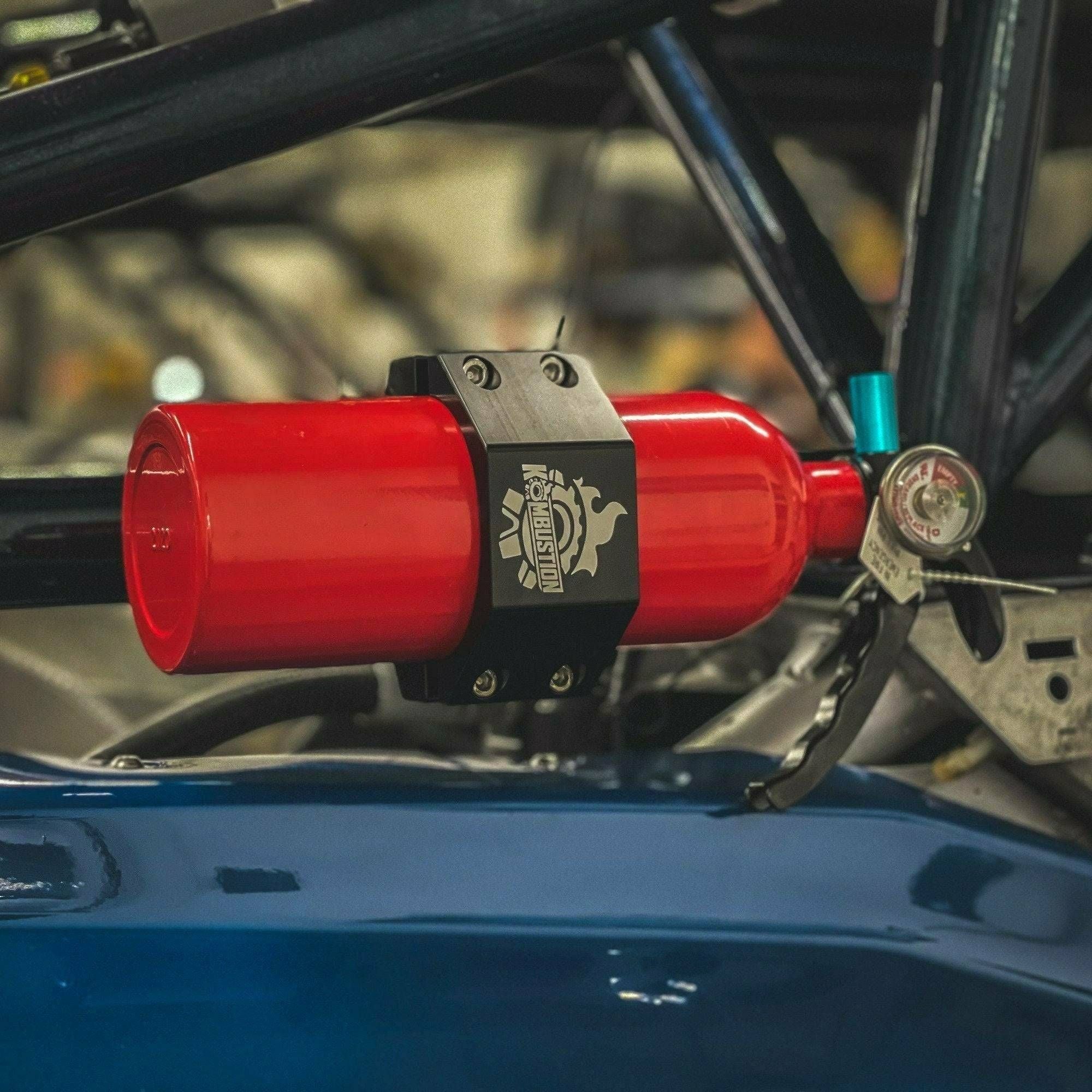 Quick Release Fire Extinguisher Mount | Kombustion Motorsports