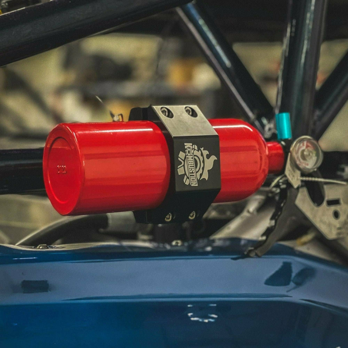 Quick Release Fire Extinguisher Mount | Kombustion Motorsports