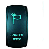 Lighted Whip Rocker Switch