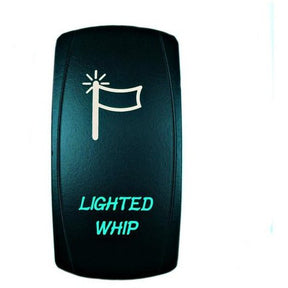 Lighted Whip Rocker Switch