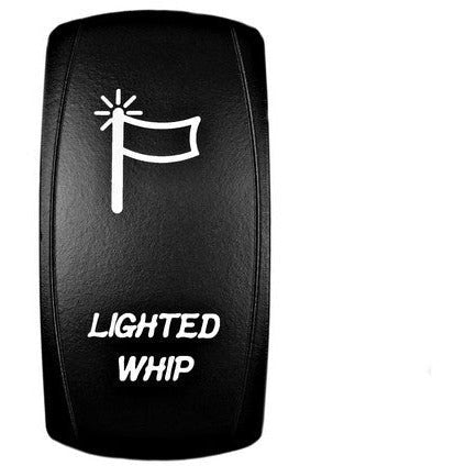Lighted Whip Rocker Switch