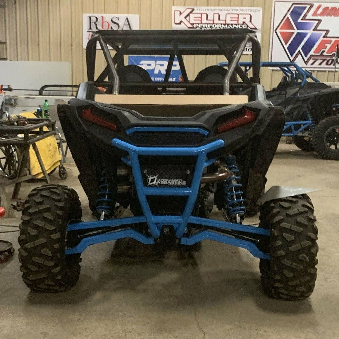 LW Fab Polaris RZR XP 1000 / Turbo (2019+) Race Style Rear Bumper