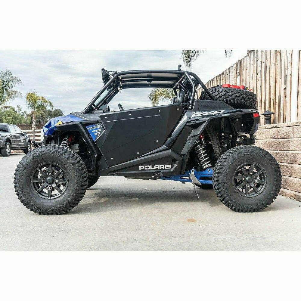 Madigan Motorsports Polaris RZR (2-Seat) Stock Point Raw Roll Cage with Roof