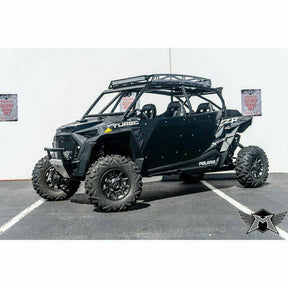 Madigan Motorsports Polaris RZR (4-Seat) Stock Point Raw Roll Cage with Roof