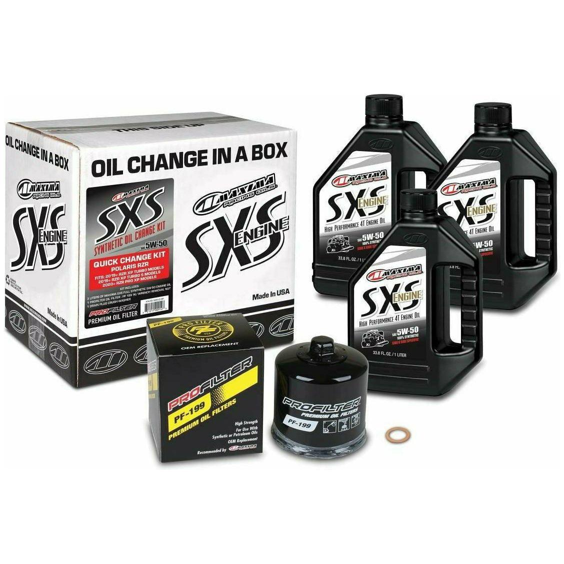 Maxima Racing Oil Polaris Turbo Quick Change Kit 5W-50