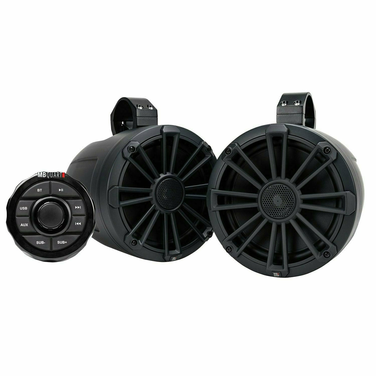 MB Quart Universal 8" Speakers 160 Watt UTV Tuned Audio System