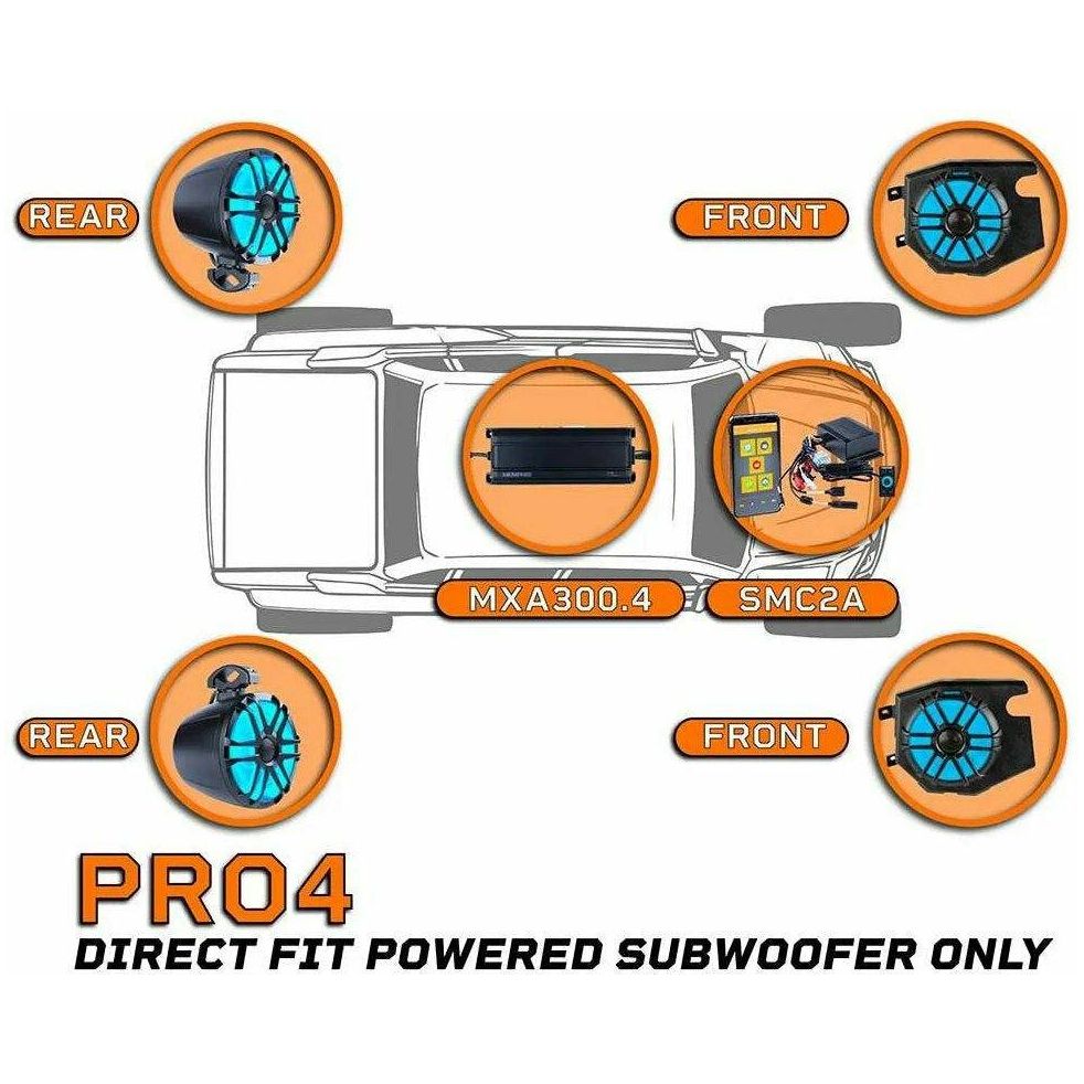 Memphis Can Am Maverick X3 Pro 4 Audio Package