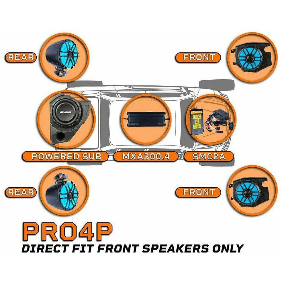 Memphis Polaris General Pro 4 Plus Audio Package