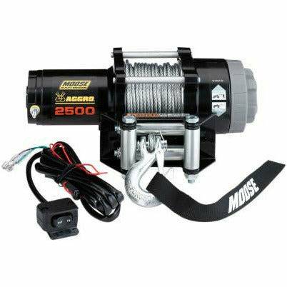 Moose Utilities 2500 lb Aggro Winch - Wire Rope
