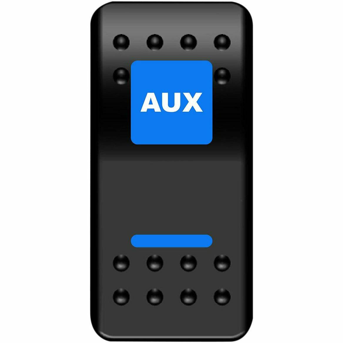 Moose Utilities AUX Rocker Switch (Blue)