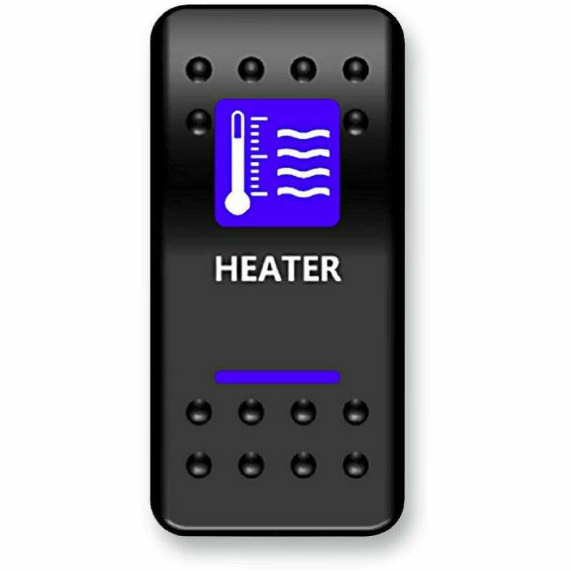 Moose Utilities Heater Rocker Switch (Blue)