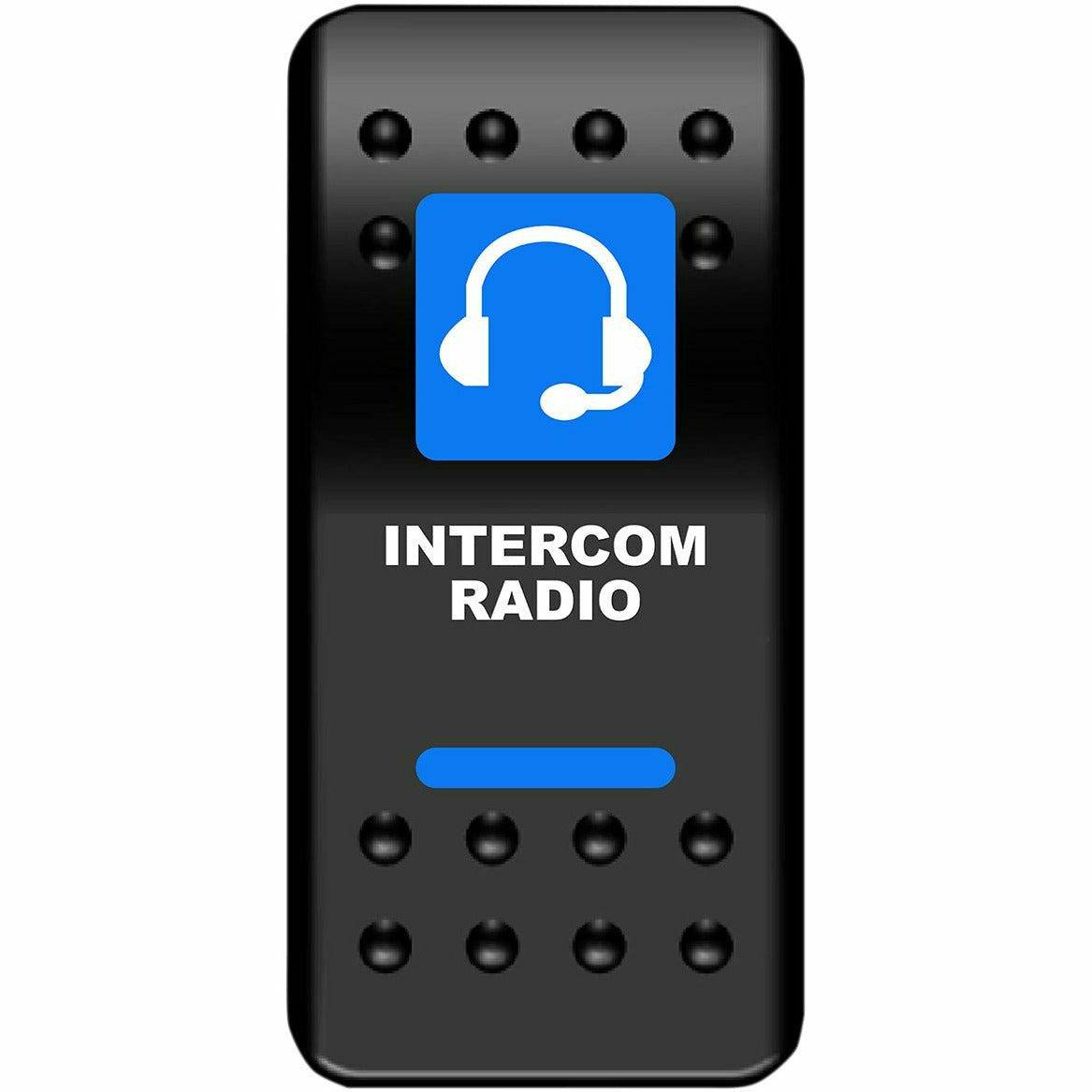 Moose Utilities Intercom Radio Rocker Switch (Blue)