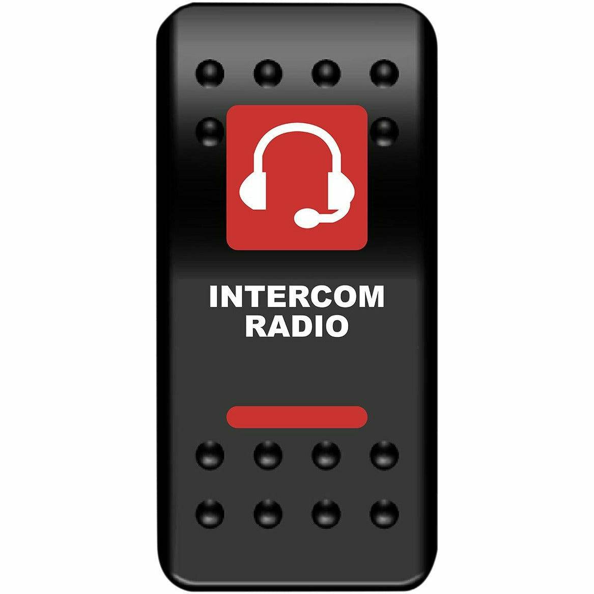 Moose Utilities Intercom Radio Rocker Switch (Red)