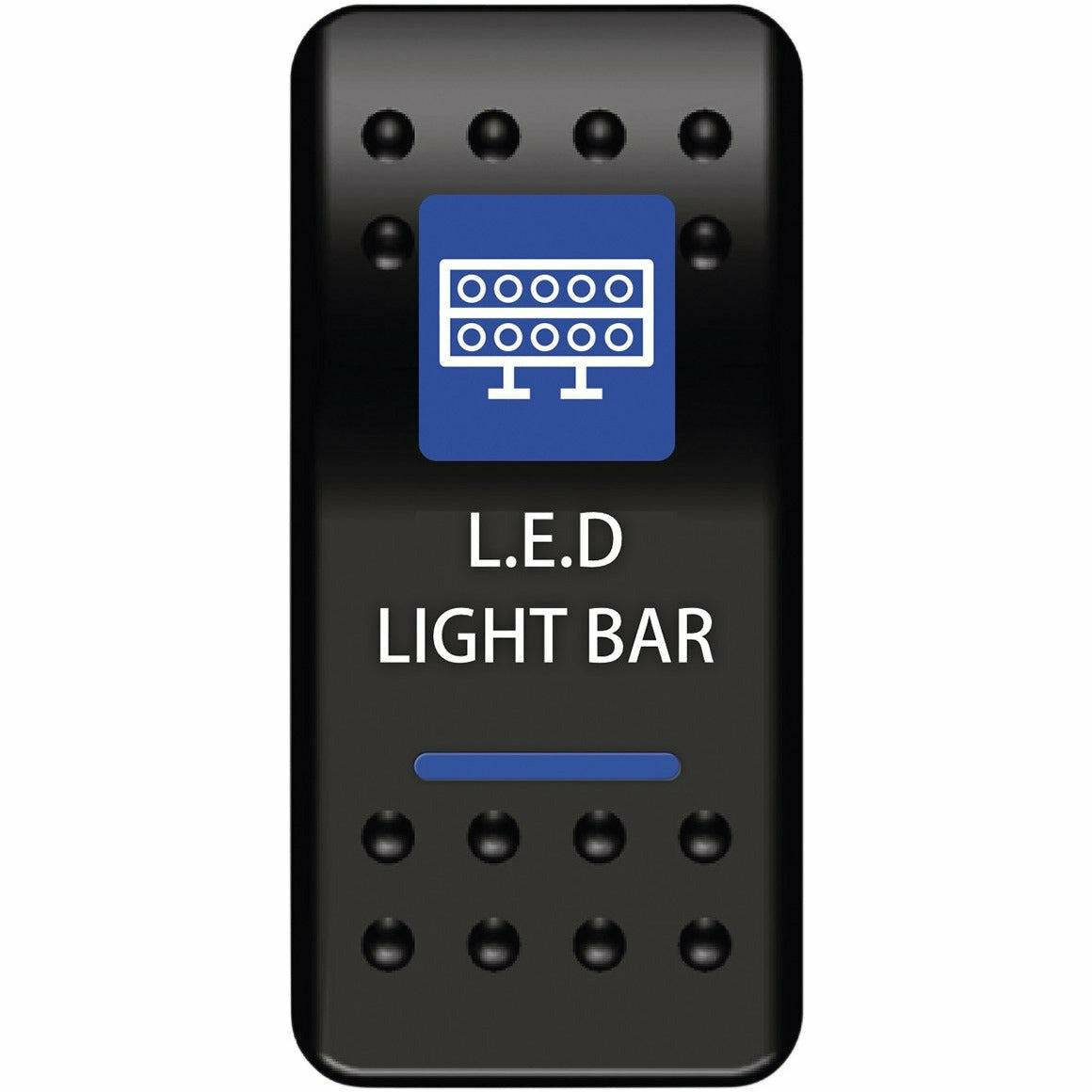 Moose Utilities LED Lightbar Rocker Switch (Blue)