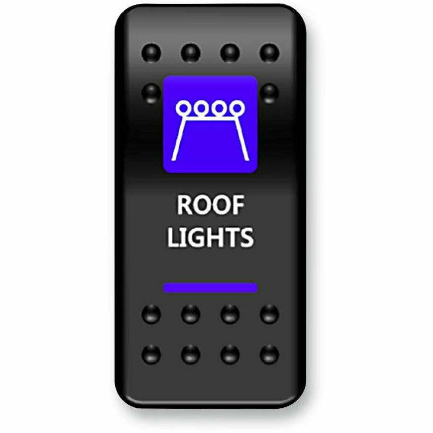 Moose Utilities Roof Lights Rocker Switch (Blue)