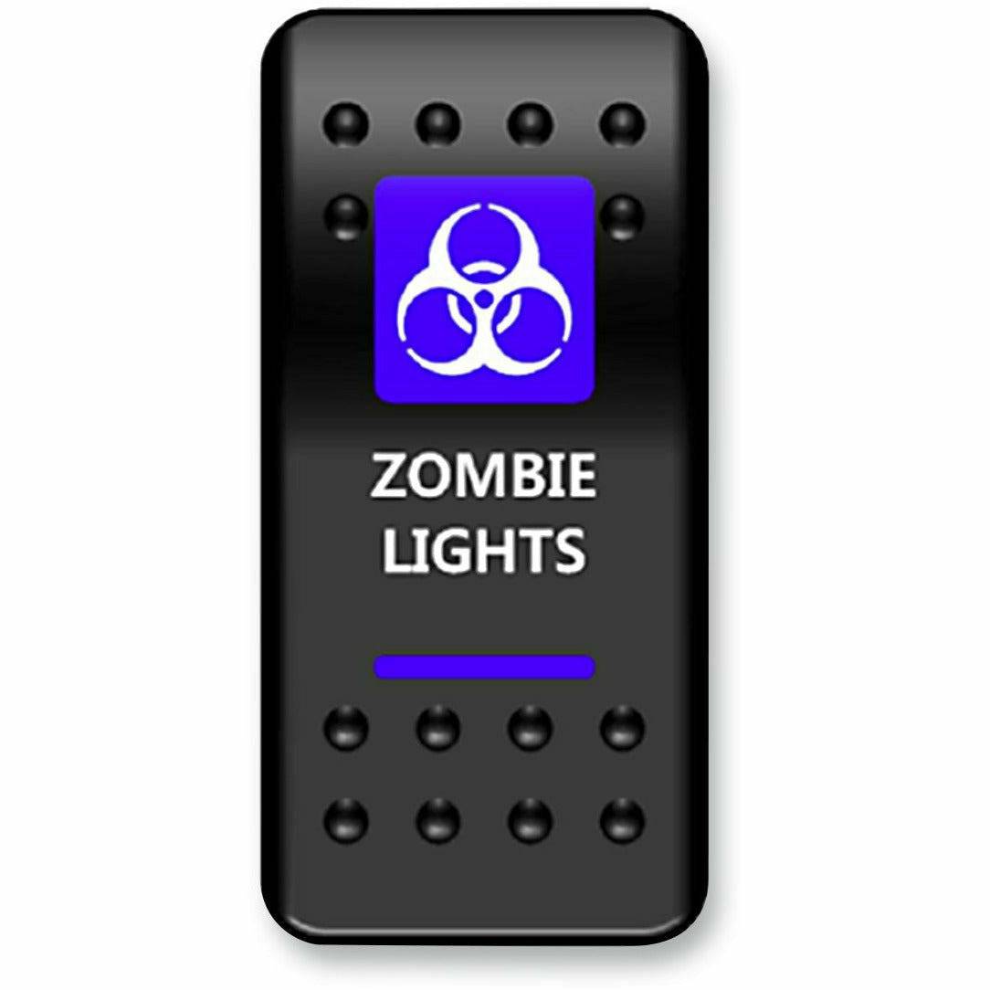 Moose Utilities Zombie Lights Rocker Switch (Blue)
