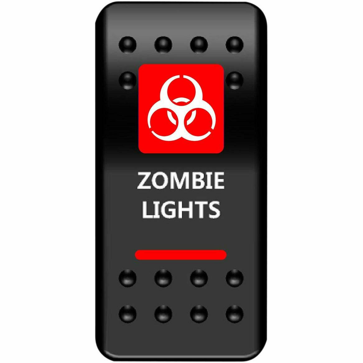 Moose Utilities Zombie Lights Rocker Switch (Red)