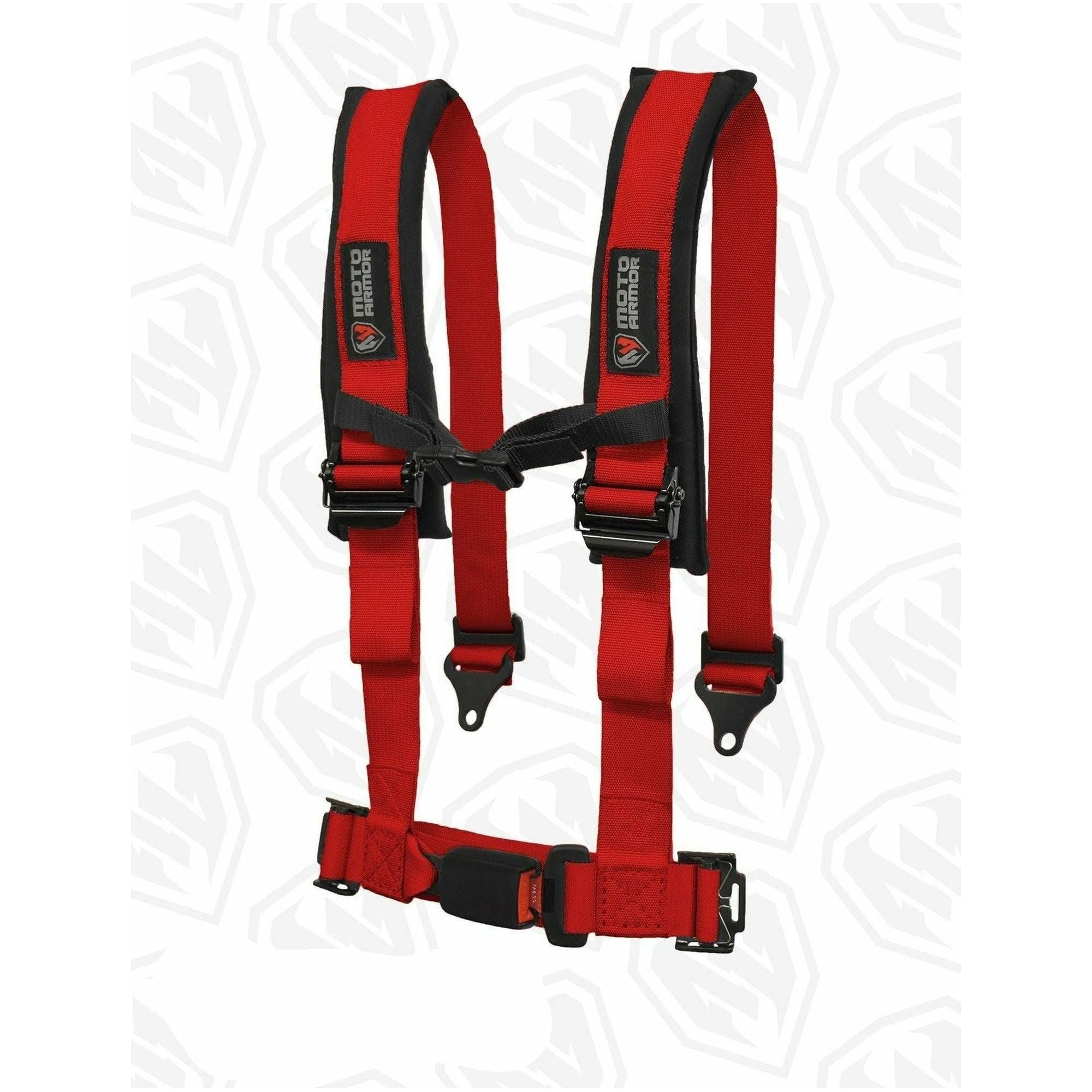 Four Point Harness (Red) | Moto Armor