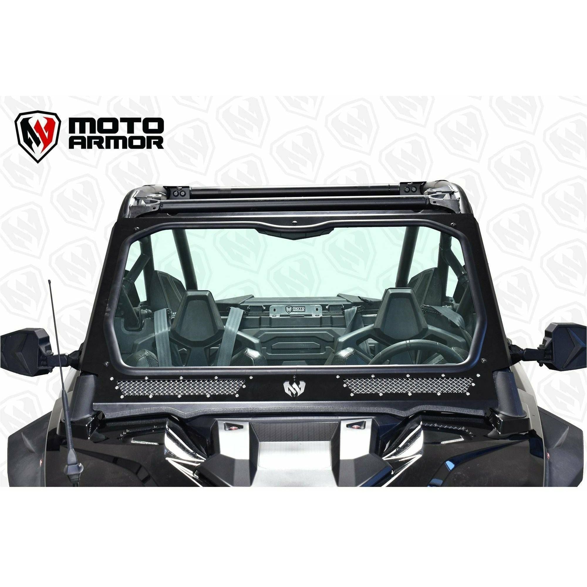 Moto Armor Polaris RZR PRO XP Full Glass Windshield (Two Vent Model)