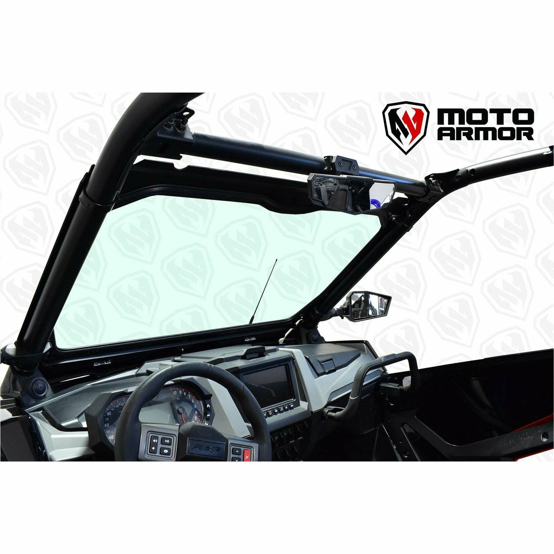 Moto Armor Polaris RZR PRO XP Full Glass Windshield (Two Vent Model)