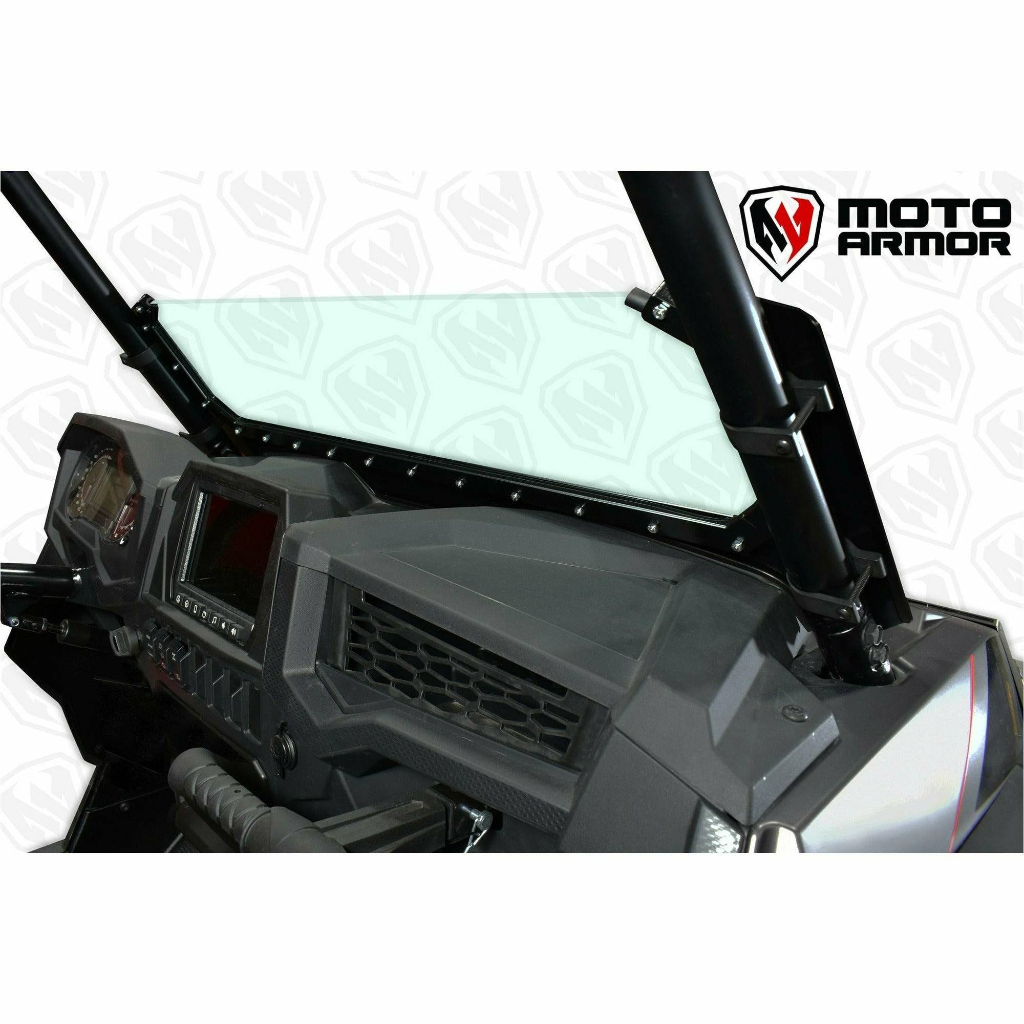 Polaris RZR (2019+) Glass Half Windshield | Moto Armor