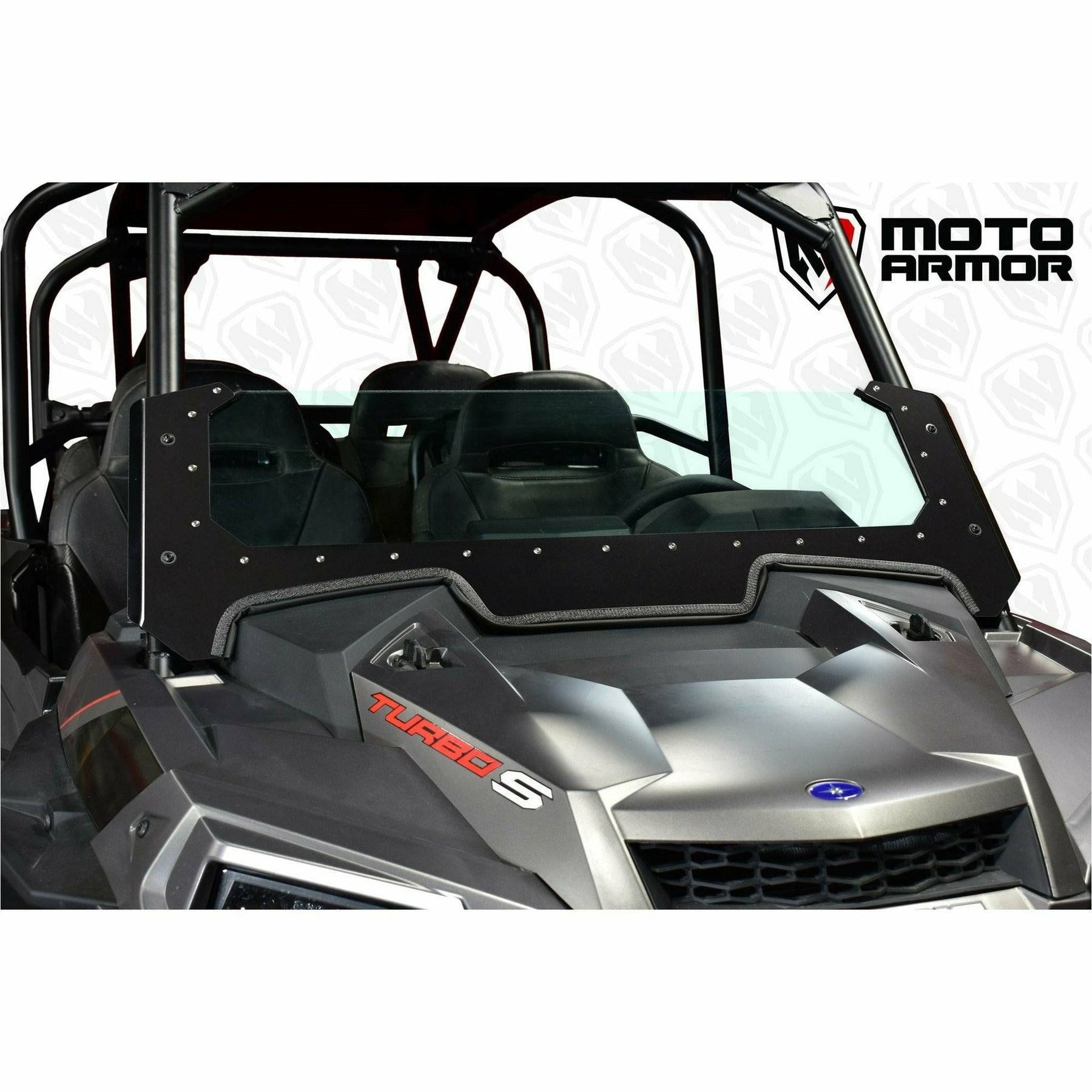 Moto Armor Polaris RZR (2019+) Glass Half Windshield