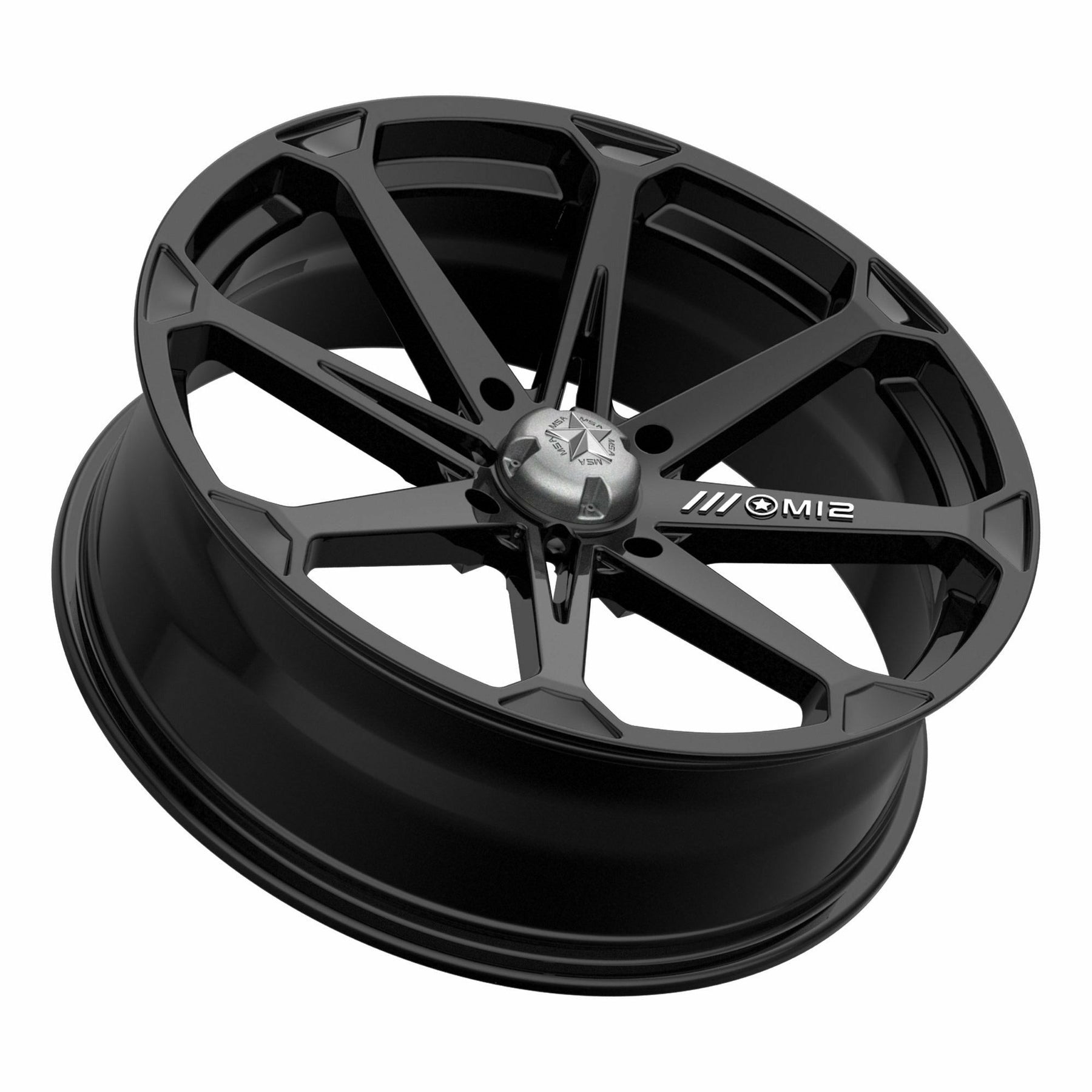 MSA Wheels M12 Diesel Wheel (Gloss Black)