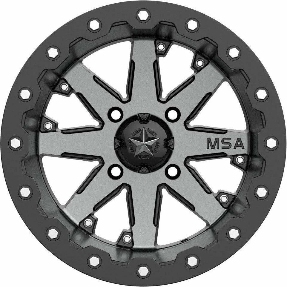 MSA Wheels M21 LOK Wheel (Charcoal Tint) - Kombustion Motorsports