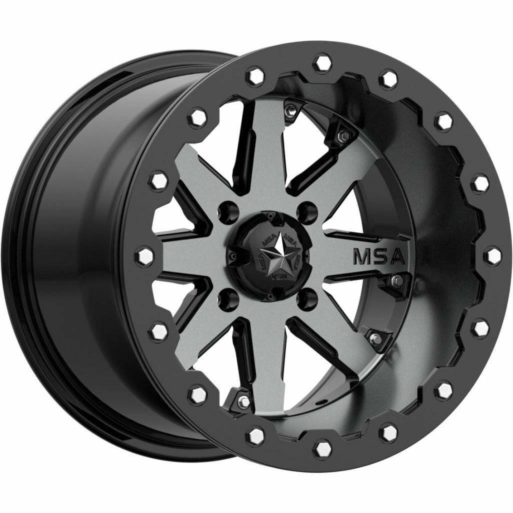 MSA Wheels M21 LOK Wheel (Charcoal Tint) - Kombustion Motorsports
