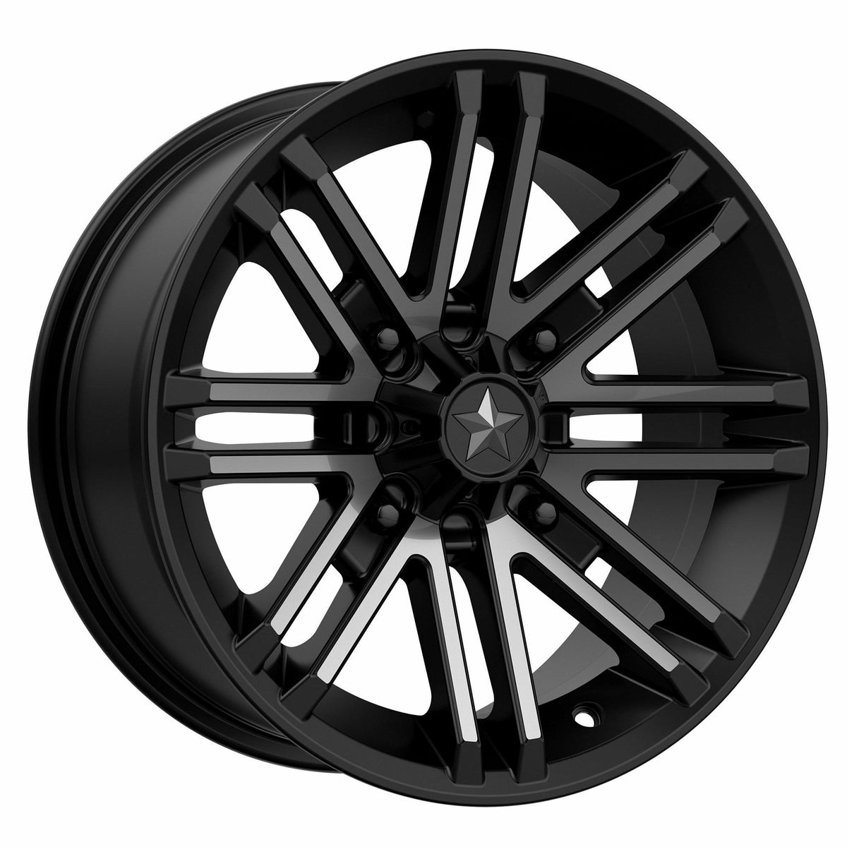 MSA Wheels M40 Rogue Wheel (Satin Black/Titanium Tint) - Kombustion Motorsports