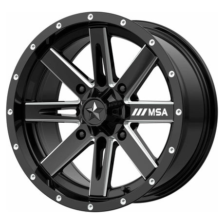 M41 Boxer Wheel (Gloss Black Milled) | MSA Wheels