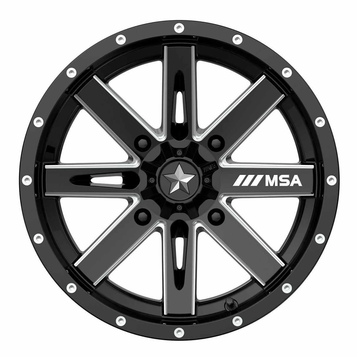 M41 Boxer Wheel (Gloss Black Milled) | MSA Wheels