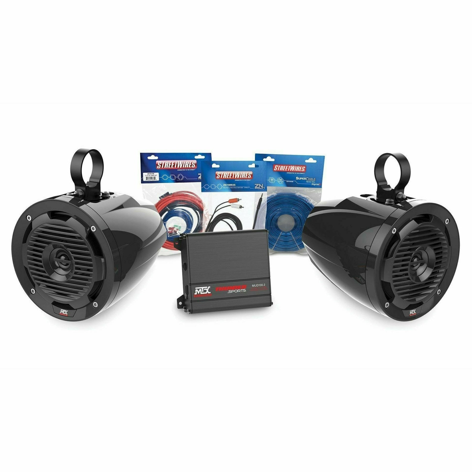 MTX Audio Universal 2 Amplified Cage Mount Speakers - Kombustion Motorsports