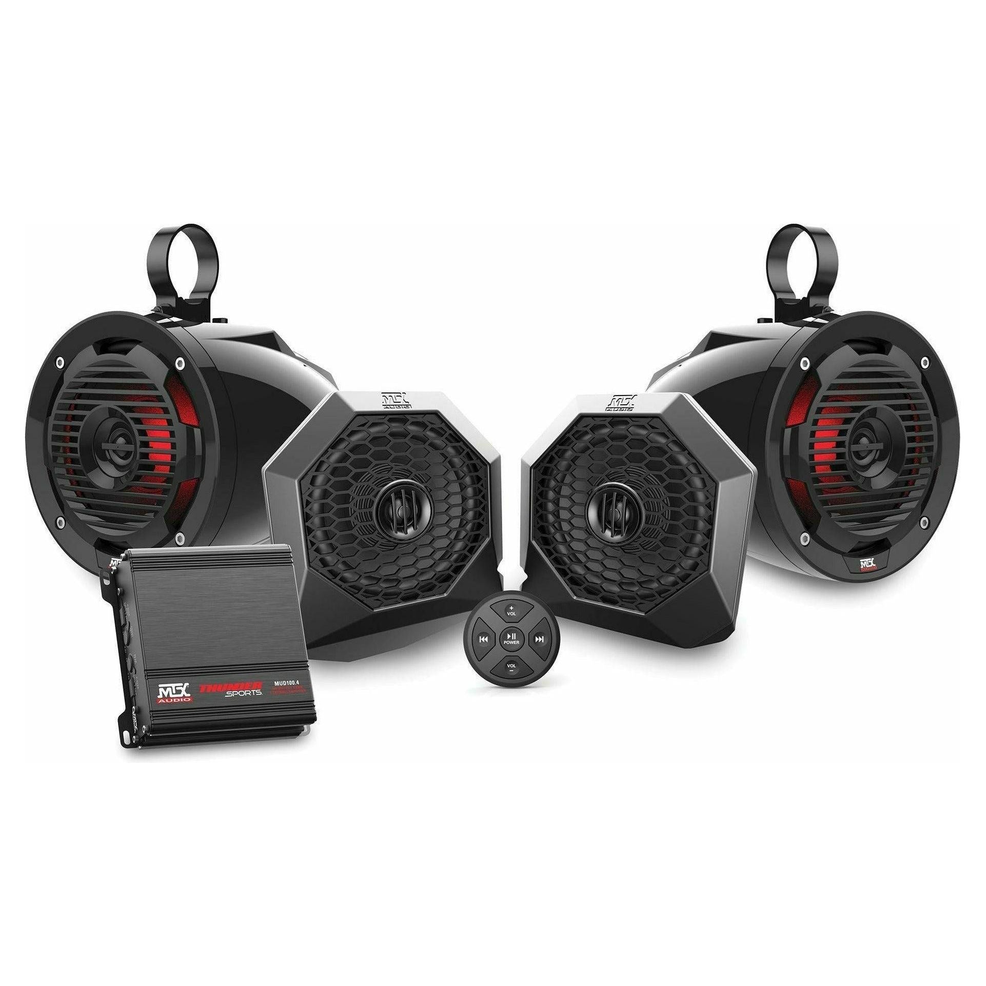 MTX Audio Polaris RZR Bluetooth Enabled 4 Speaker Audio Kit