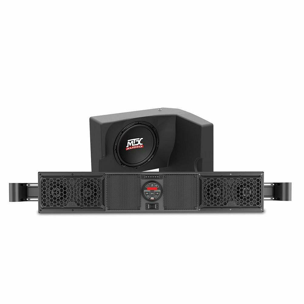 MTX Audio Polaris Ranger Bluetooth Overhead Sound Bar with Amplified Subwoofer - Kombustion Motorsports