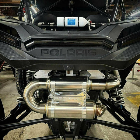 Packard Polaris RZR 3" Slip On Exhaust (Dual Muffler)