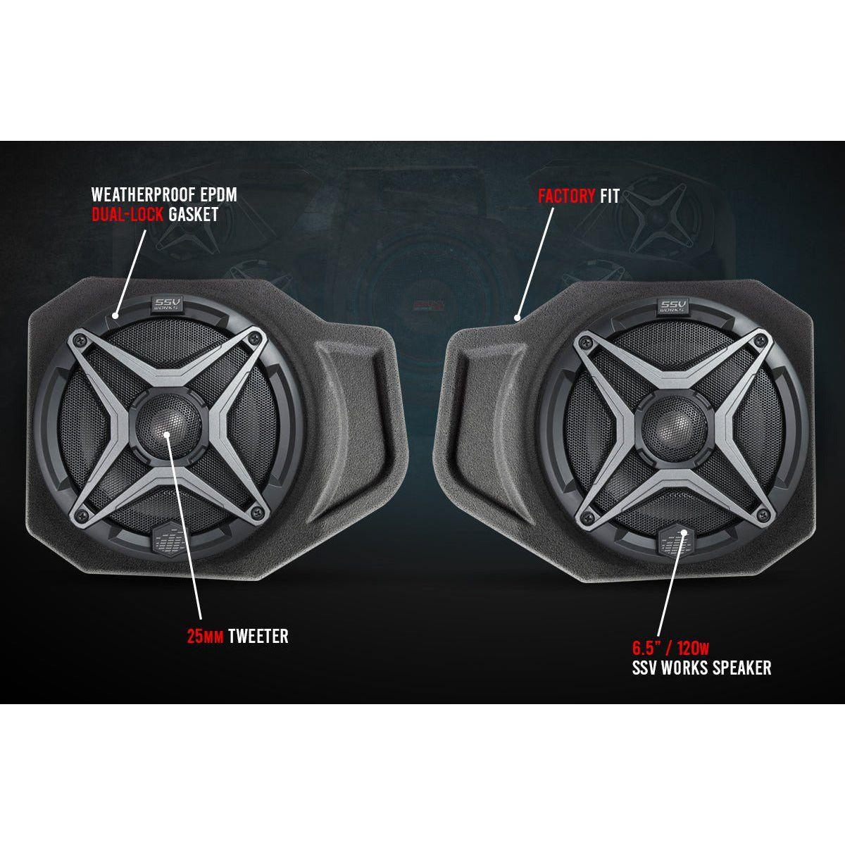 Polaris Ranger XP 1000 Ride Command 3-Speaker Audio System