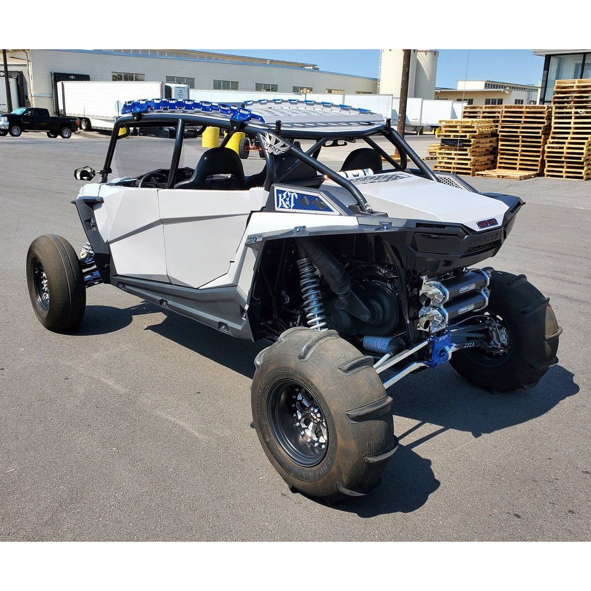 Polaris RZR 4 Turbo S Raw Hybrid Cage