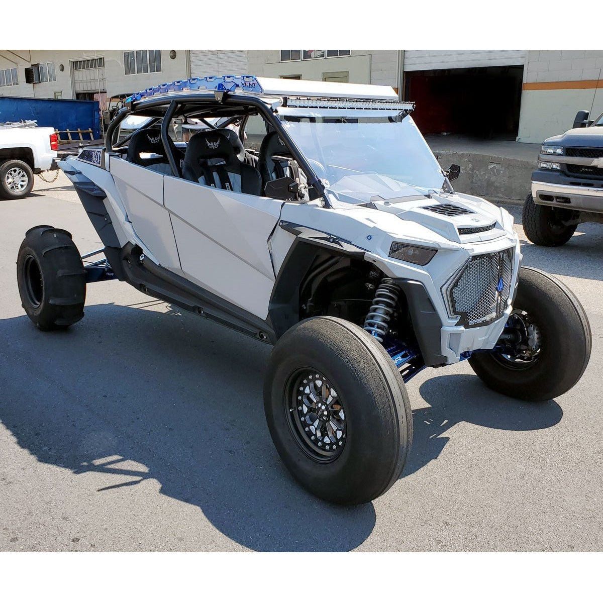 Polaris RZR 4 Turbo S Raw Hybrid Cage