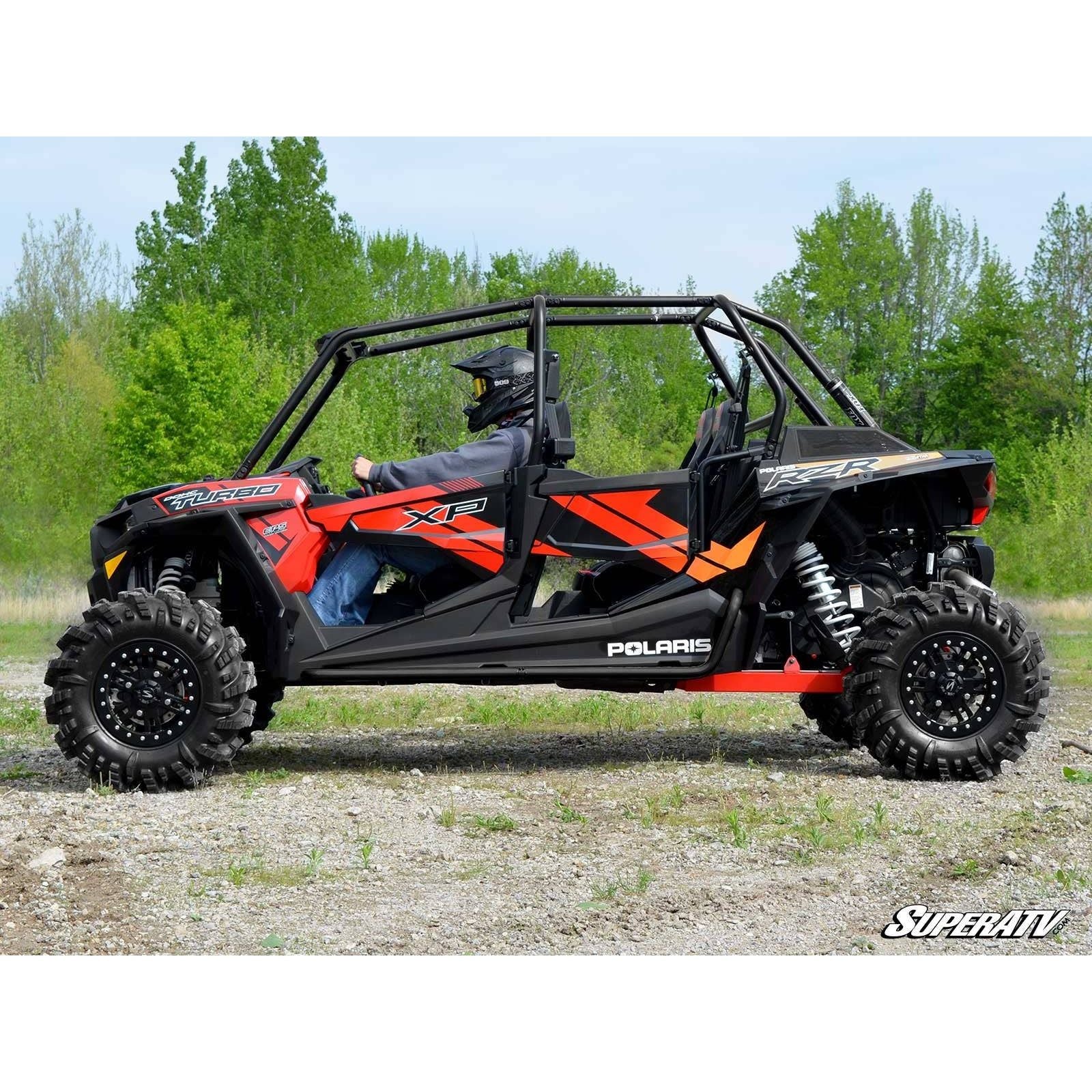 Polaris RZR 4 Turbo S Rock Sliding Nerf Bars | SuperATV