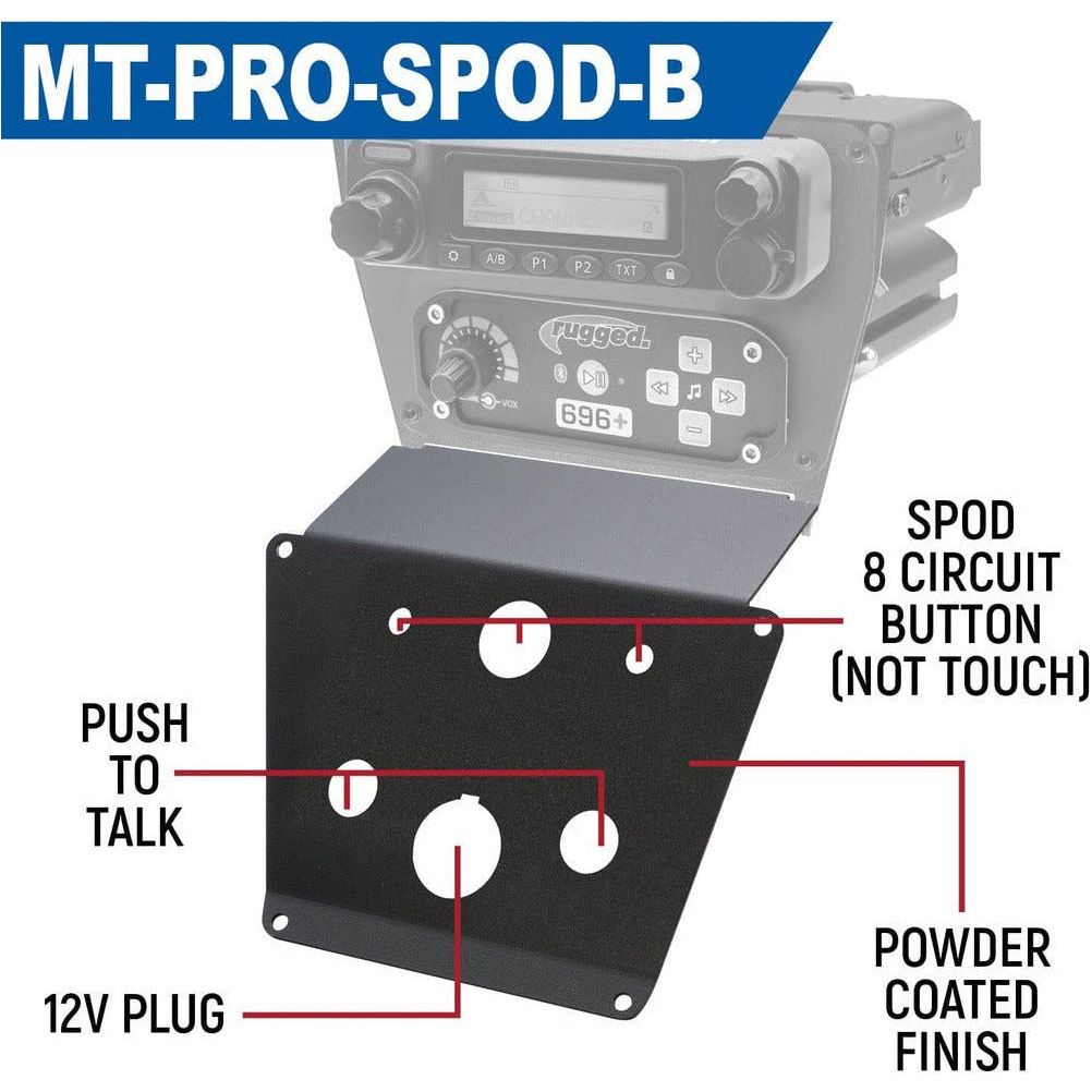 Polaris RZR Pro / Turbo R Lower Accessory Panel