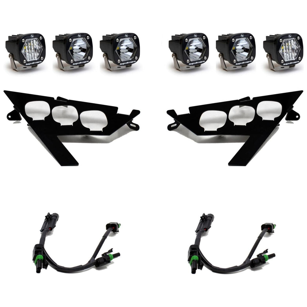 Polaris RZR Pro / Turbo R S1 Triple LED Headlight Kit