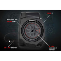 Polaris RZR Pro / Turbo R Underdash 10" Subwoofer Enclosure