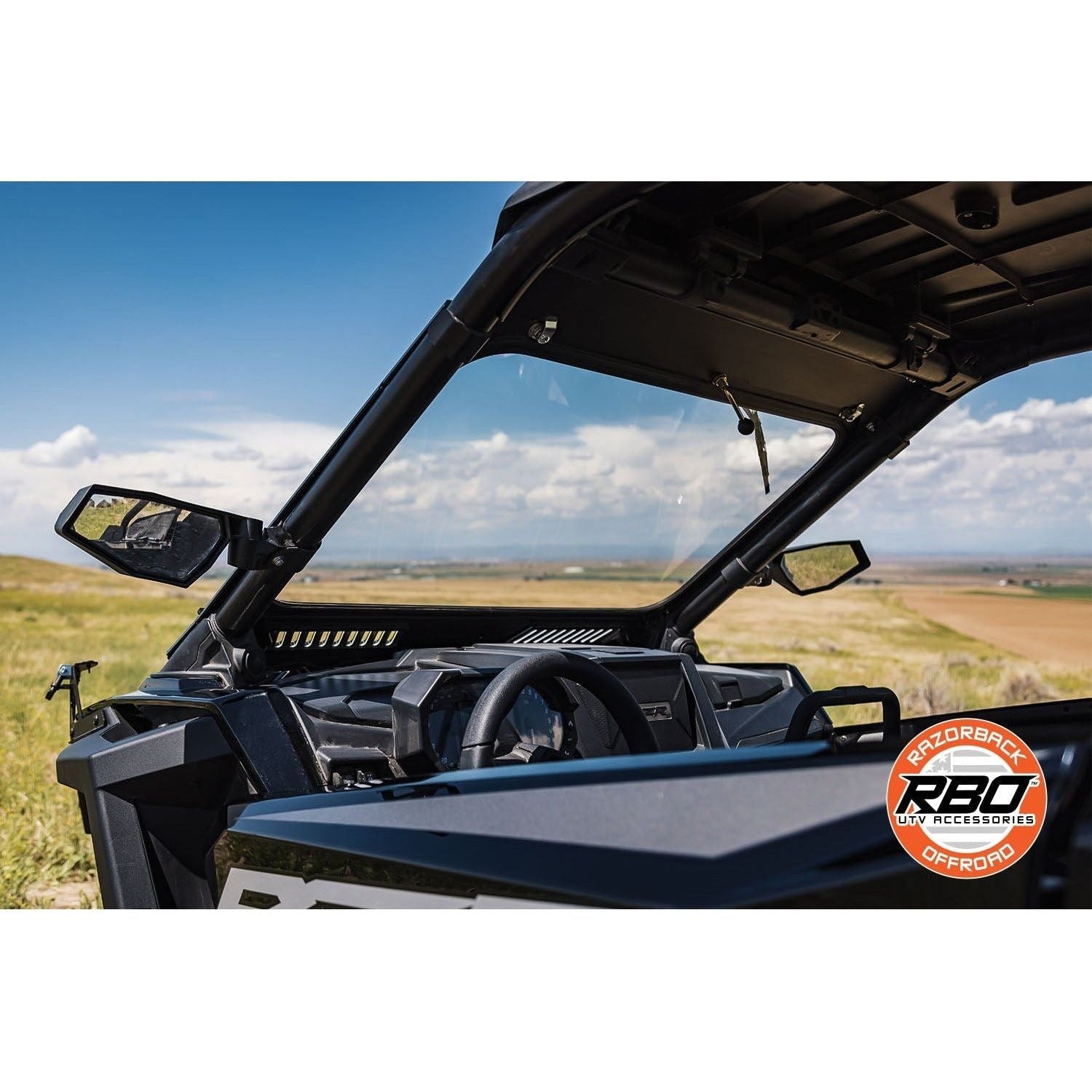 Polaris RZR Pro XP Front Folding Windshield