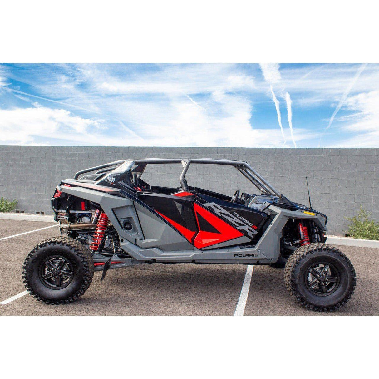 Polaris RZR Turbo R 4 Raw Fastback Shorty Cage