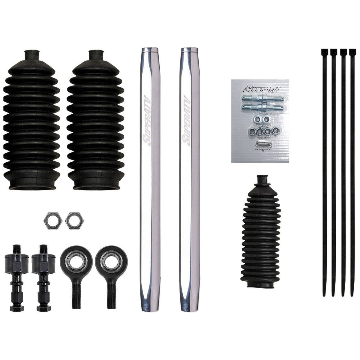 Polaris RZR Turbo S Billet Aluminum Hex Tie Rod Kit | SuperATV