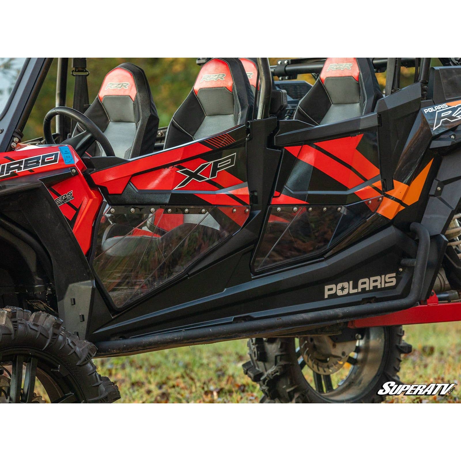 Polaris RZR Turbo S Clear Lower Doors | SuperATV