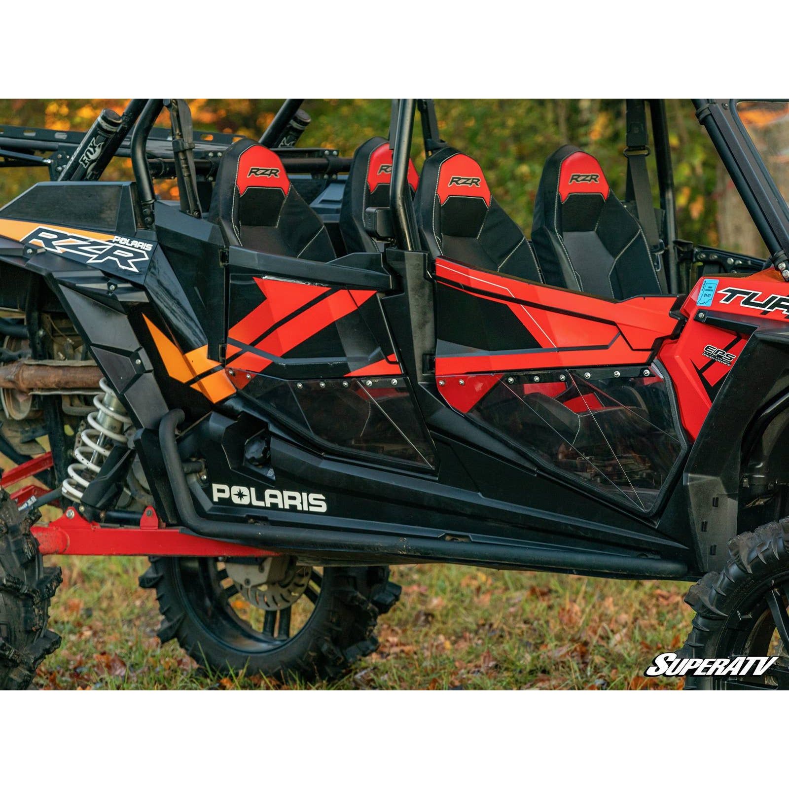 Polaris RZR Turbo S Clear Lower Doors | SuperATV